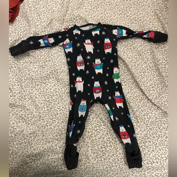 Little Sleepies polar bear pals 3-6mo pajamas - Picture 2 of 4